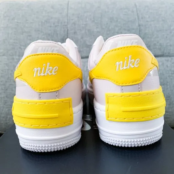 🌸🌼 Air Force 1 white pink yellow shoes sneakers