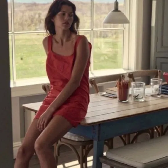 🌺 DÔEN Carina Dress in Scarlet Red – Size Small 🌺