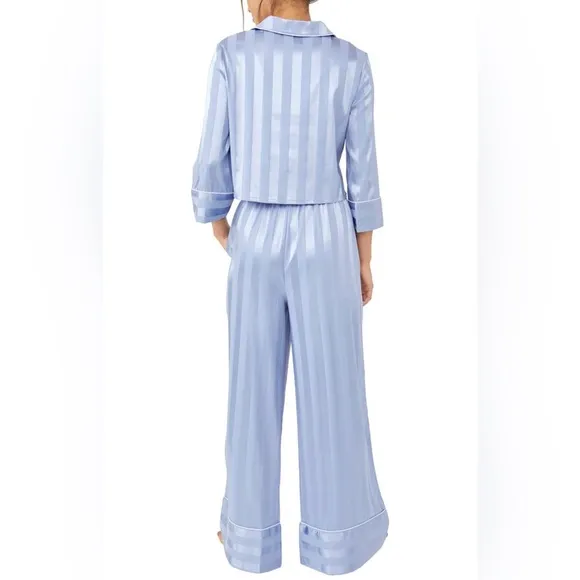 💫 FREE PEOPLE® Pajama Party PJ Set in Hazy Blue