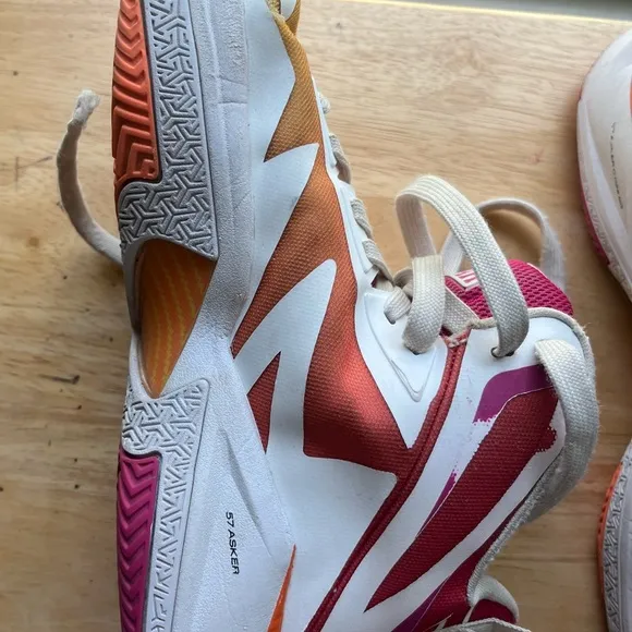 ✅ Moolah Kicks Women Triple Double Basketball Shoes 8.5 USED.