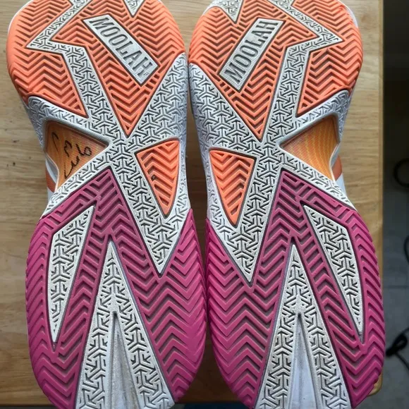✅ Moolah Kicks Women Triple Double Basketball Shoes 8.5 USED.