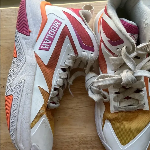 ✅ Moolah Kicks Women Triple Double Basketball Shoes 8.5 USED.