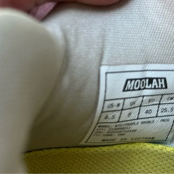 ✅ Moolah Kicks Women Triple Double Basketball Shoes 8.5 USED.
