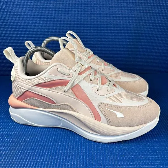 🔴 PUMA RS-CURVE TONES Women`s Size 8.5 Pink White Running Shoes 375783-02