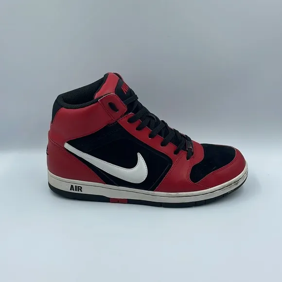 2009 NIKE AIR Prestige II High Red/Black Men Size 11