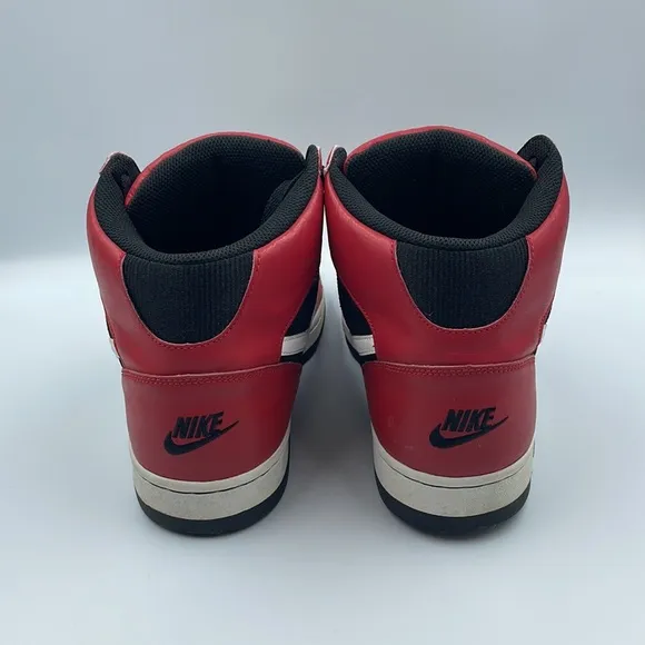 2009 NIKE AIR Prestige II High Red/Black Men Size 11