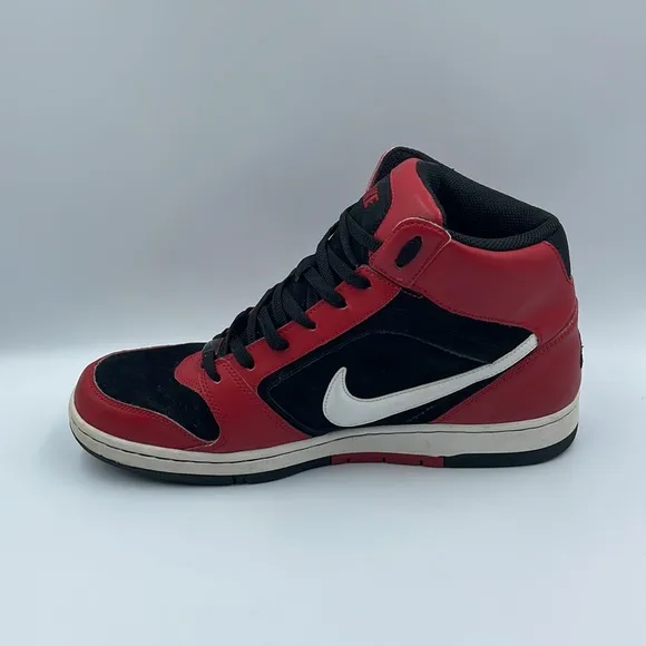 2009 NIKE AIR Prestige II High Red/Black Men Size 11