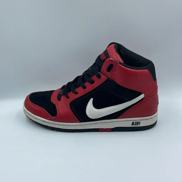 2009 NIKE AIR Prestige II High Red/Black Men Size 11