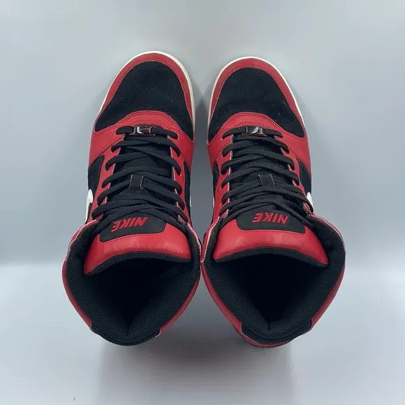 2009 NIKE AIR Prestige II High Red/Black Men Size 11