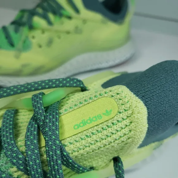 Adidas 4D Fusio Semi Frozen Yellow Green Running Casual shoes Sneakers Men's 8