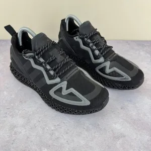 Adidas 4D Sneakers ZX Originals Trainers Triple Black Running Shoes Men 7.5 US