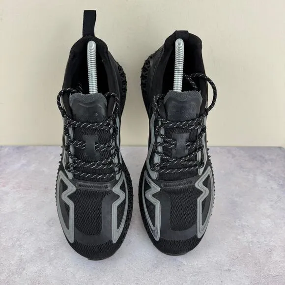 Adidas 4D Sneakers ZX Originals Trainers Triple Black Running Shoes Men 7.5 US