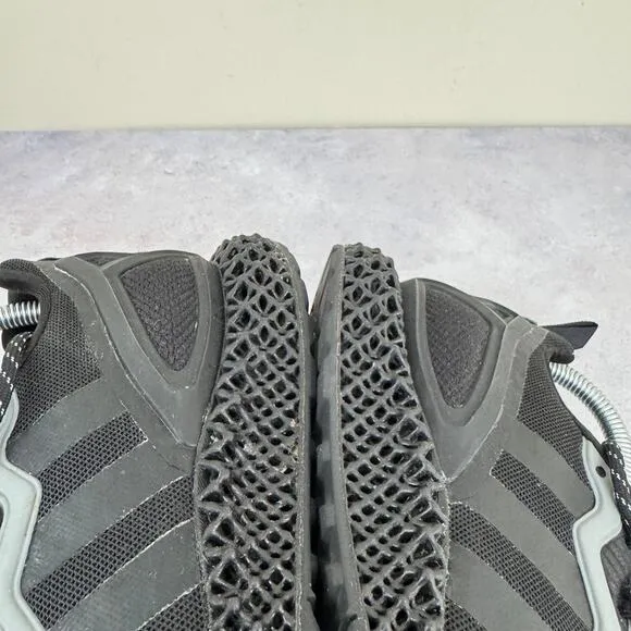 Adidas 4D Sneakers ZX Originals Trainers Triple Black Running Shoes Men 7.5 US