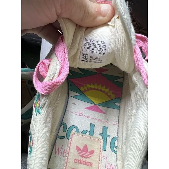 adidas AriZona x Continental Vulc Iced Tea With Lemon Flavor Shoes‎ FV2714 Men 9