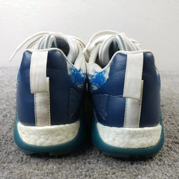 ADIDAS CODECHAOS Spikeless Golf Shoes Men Size 9 Blue White GW5341 Lace Up