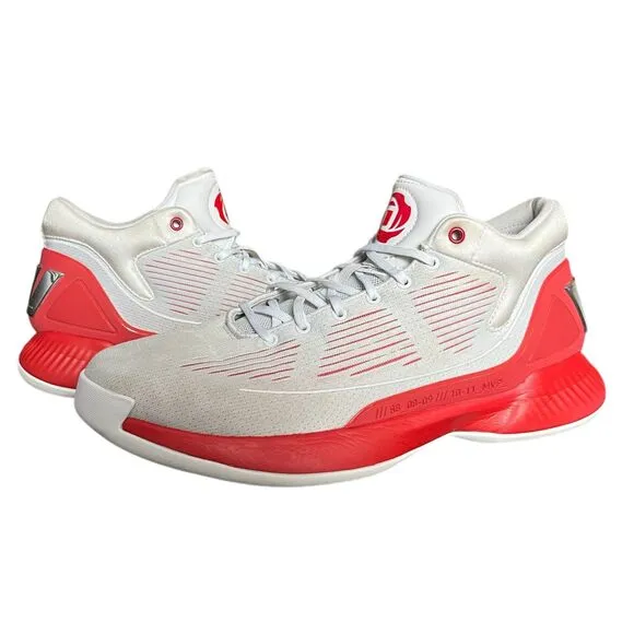 Adidas D Rose 10 Dash Scarlet Red Men Size 12 Basketball Shoes