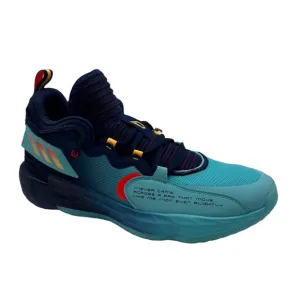 Adidas DAME 7 EXTPLY Dark Blue/Aqua Yellow Men Basketball Shoes GV8577 S…