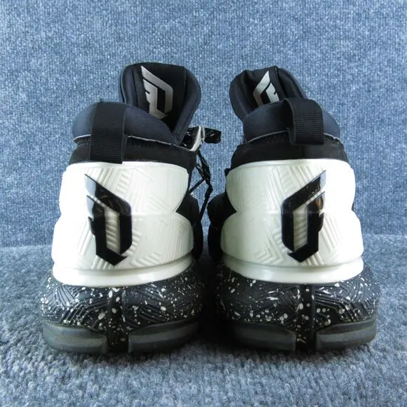 adidas Derrick Rose Men Sneaker‎ Shoes Size 10.5 Medium Black Synthetic Lace Up
