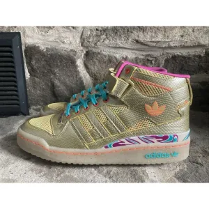 Adidas Forum Mid Carnival Gold Metallic Men Size 11 Shoes ID8615 New