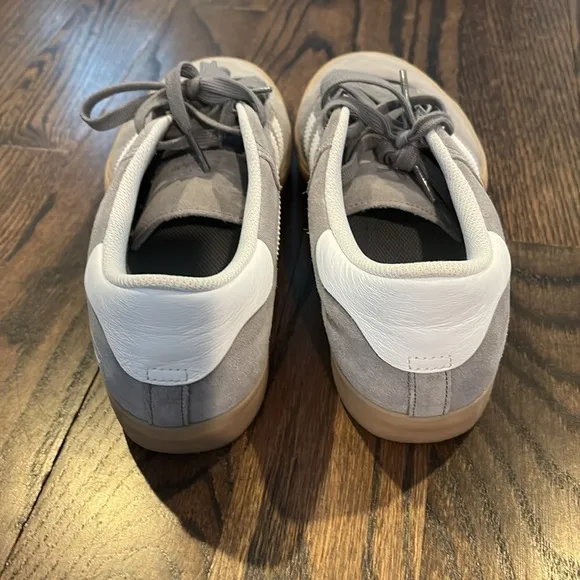 Adidas Gray and White Suede Men's Sneakers Size 11