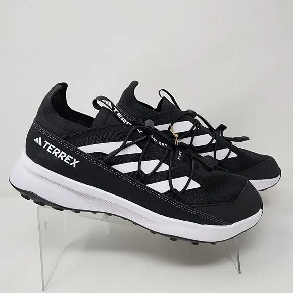 Adidas Hiking Shoes Mens 6.5 Black Terrex Voyager 21 Trail Logo Sneakers Outdoor