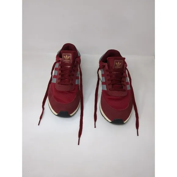 Adidas I-5923 Iniki Runner Burgundy Maroon Athletic Shoes Men Size 9‎ B27871