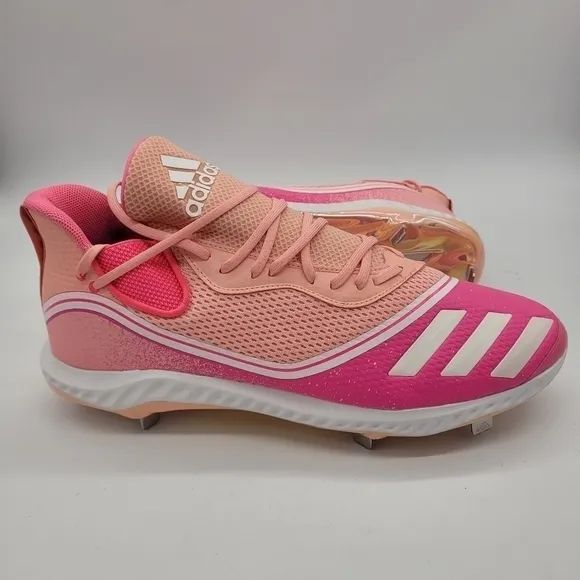 Adidas Icon 5 Bounce 'Breast Cancer Awareness Baseball Cleats Men 17 Shoes  NEW