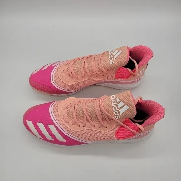 Adidas Icon 5 Bounce 'Breast Cancer Awareness Baseball Cleats Men 17 Shoes  NEW