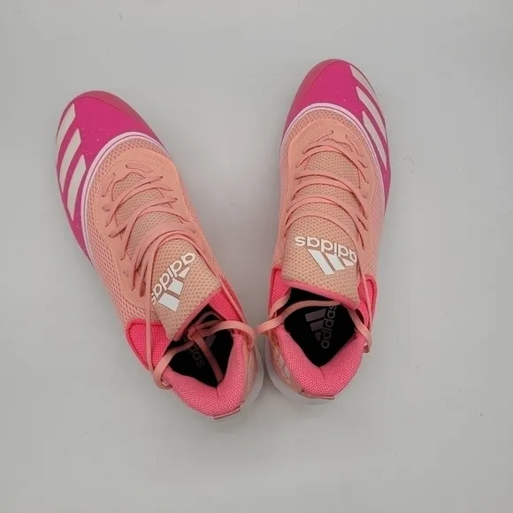 Adidas Icon 5 Bounce 'Breast Cancer Awareness Baseball Cleats Men 17 Shoes  NEW