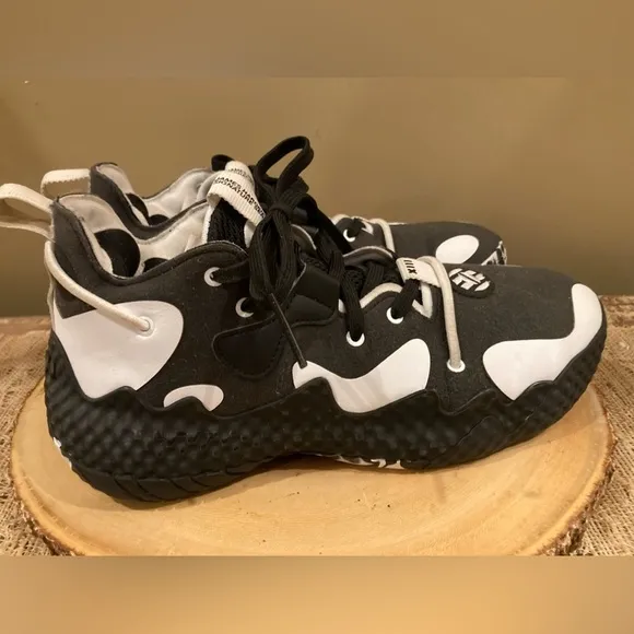 Adidas Men's Sz- 8.5 James HARDEN VOL. 6 Basketball Shoes Core Black/Cloud White