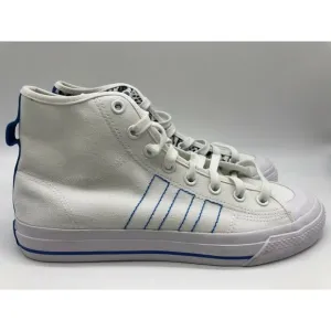 Adidas Nizza Hi RF Lifestyle Shoes White Black-Royal Blue FY3092 Men Sz 10 NWT🛒