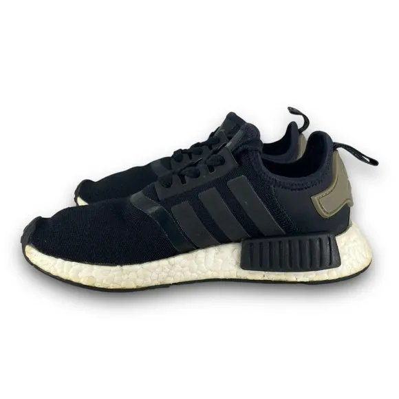 adidas Originals NMD R1 Sneakers BA7251 Athletic Shoes Black Trace Cargo Youth 4