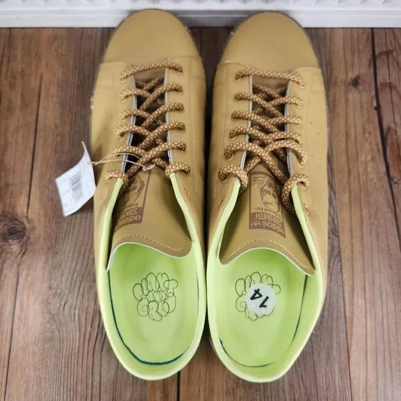 Adidas Originals Stan Smith Mule GY9666 Men Sz 14 Brown Plant and Grow Shoes NEW
