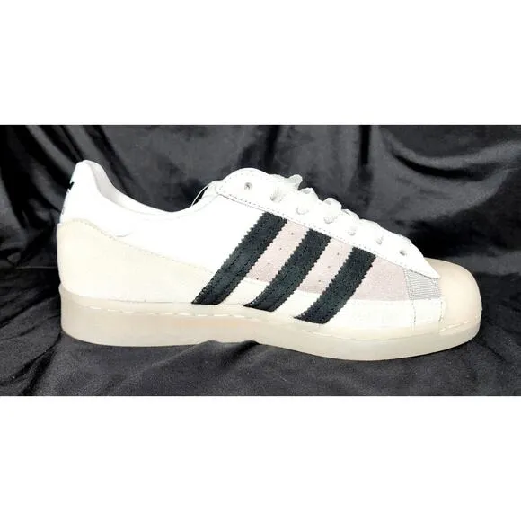 Adidas Originals Superstar White Blk Tan Men Retro LowTop Leather NWT 7 FX5565