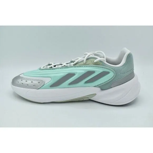 Adidas Originals Womens Size 8 Ozelia W Hazy Green Silver Metallic Shoes GX3669