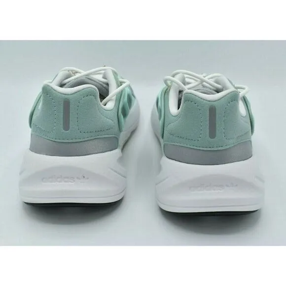 Adidas Originals Womens Size 8 Ozelia W Hazy Green Silver Metallic Shoes GX3669