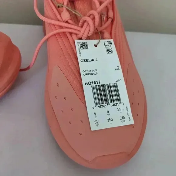 Adidas Ozelia J Women's NWT Magic Orange Shoes Big Girls/ Women Size 6.5