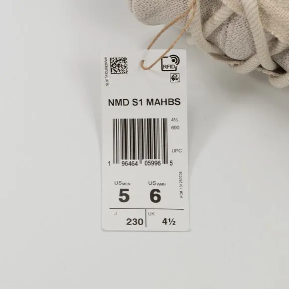 Adidas Pharrell x NMD_S1 Mahbs 'Blue' HP2641 size 5 Men / 6 Women