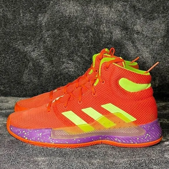 Adidas Pro Bounce Madness Rare Basketball Shoes Orange Men sz 7