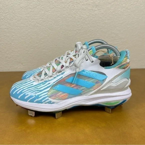 Adidas Pure Hustle 2 Elite Dripped-Out Metal Fastpitch Softball Cleat Sz 6.5 Wmn