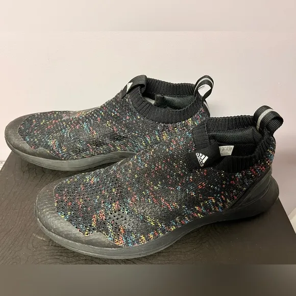 ADIDAS RapidaRun F35889 LACELESS Knit SNEAKERS Men 7 WOMEN 9 Running Shoes