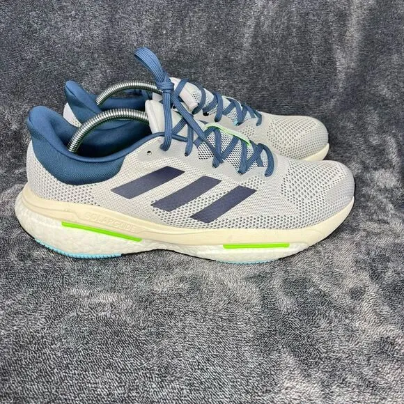 Adidas SolarGlide 5 Solid Grey Carbon Men size 11.5