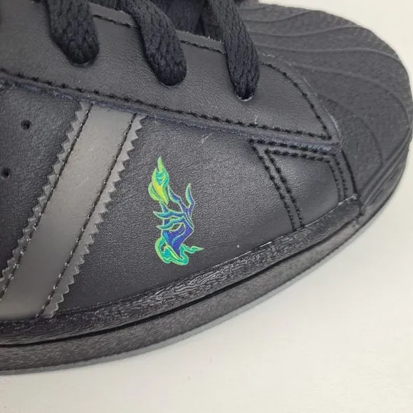 Adidas Superstar X Disney Collaboration Black Sneakers Men Shoes