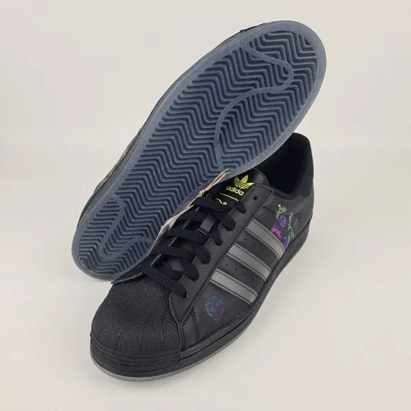 Adidas Superstar X Disney Collaboration Black Sneakers Men Shoes