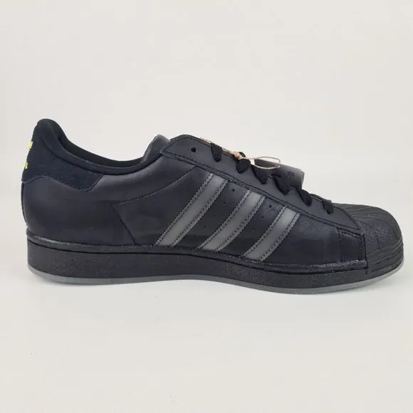Adidas Superstar X Disney Collaboration Black Sneakers Men Shoes