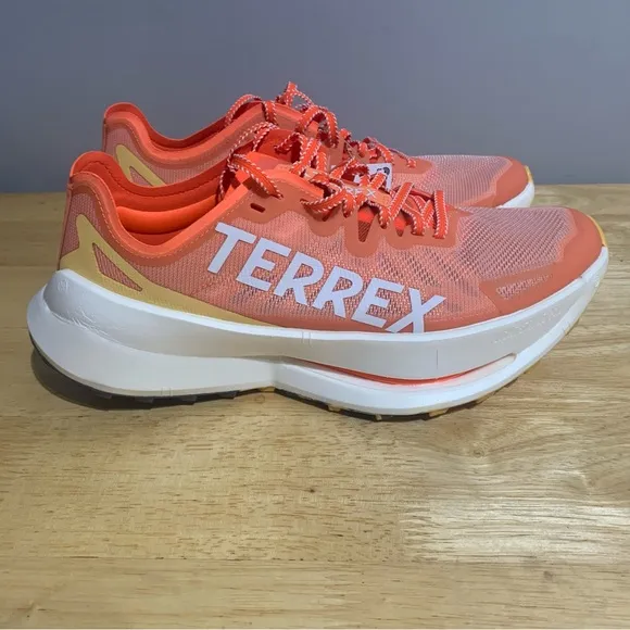Adidas Terrex Agravic Speed Shoes Ultra Trail Amber Tint Women Sz 10 New IF6597‎