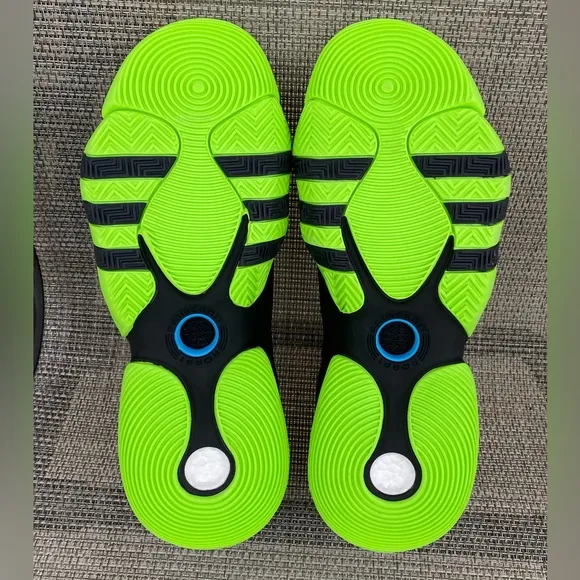 adidas Trae Young 2 Men's Black Blue Green H06473 Basketball Sneaker Shoes Sz 13