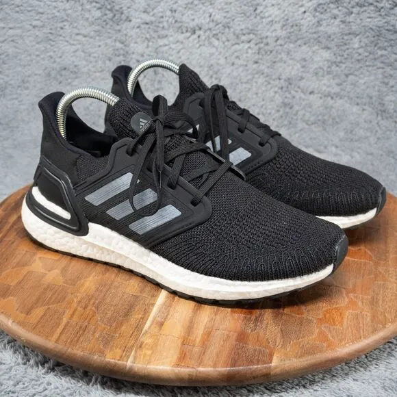 ADIDAS UltraBoost 20 Running Shoes Men 7.5/ Women 9 Black EF1043