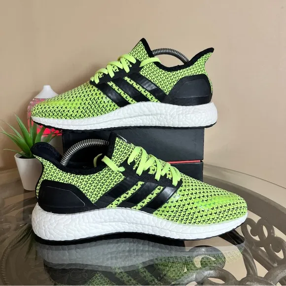 Adidas Ultraboost Solar Yellow Speedfactory EG6196 Men Size 6 / Women Sz 7 Shoes