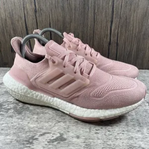 Adidas Women Size 9 ULTRABOOST 22 Mauve Pink GX5592 Running Sneakers Shoes